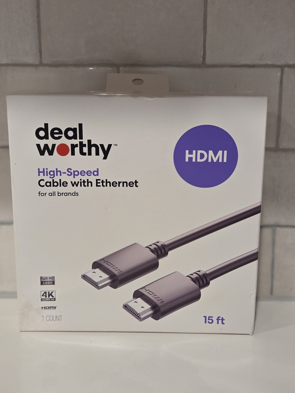 Dealworthy High-Speed HDMI Cable 15 Ft NIB